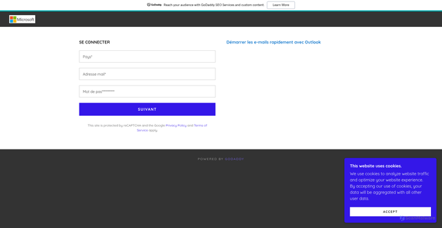 Security scan screenshot of https://site-0iom9xtic.godaddysites.com/