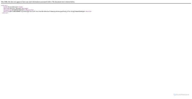 Security scan screenshot of https://innovid-services-data.s3.amazonaws.com