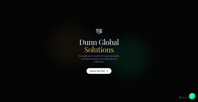 Security scan screenshot of http://dunnglobalsolutions.com/