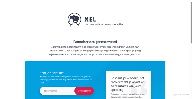Security scan screenshot of https://visitekaartjesmaken.nu