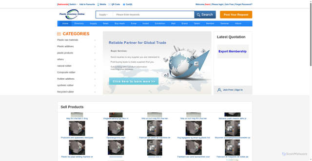Security scan screenshot of https://business-directory.cc