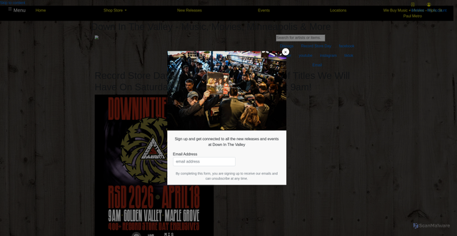 Security scan screenshot of https://downinthevalley.com/Genre/696297