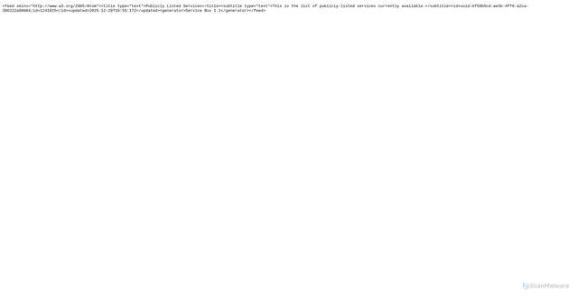 Security scan screenshot of https://arcfm-proxy-itc.servicebus.windows.net
