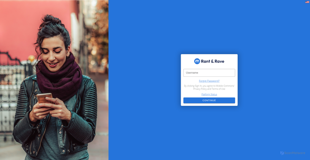 Security scan screenshot of https://app.rantandrave.com
