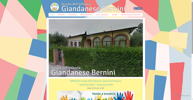 Security scan screenshot of https://www.giandanesebernini.com/