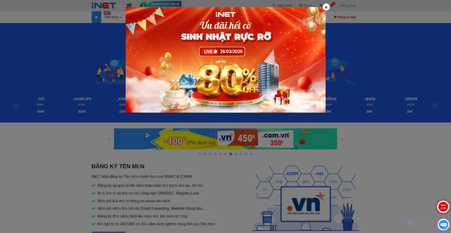 Security scan screenshot of https://inet.vn