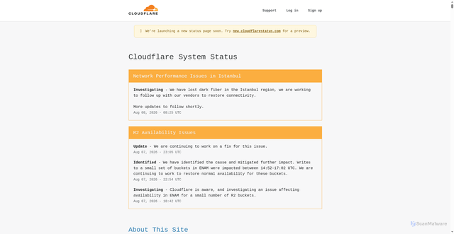 Security scan screenshot of https://homepage.wrkapi.workers.dev/incidents/p9ntqmccr17d