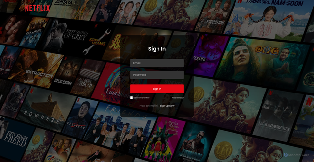 Security scan screenshot of https://netflix-upgraded-clone.vercel.app/