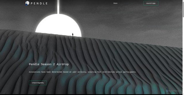 Security scan screenshot of http://airdrops-pendle.finance/