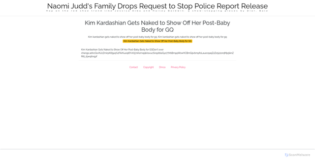 Security scan screenshot of https://djrhqjlsitus-4u97dvkdag.edgeone.app/12638-kim-kardashian-gets-naked-to-show-off-her-post-baby-body-for-gq.html
