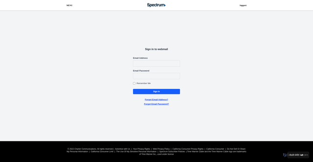 Security scan screenshot of https://v0-spectrummail-update.vercel.app/