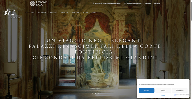 Security scan screenshot of https://www.irvit.it/