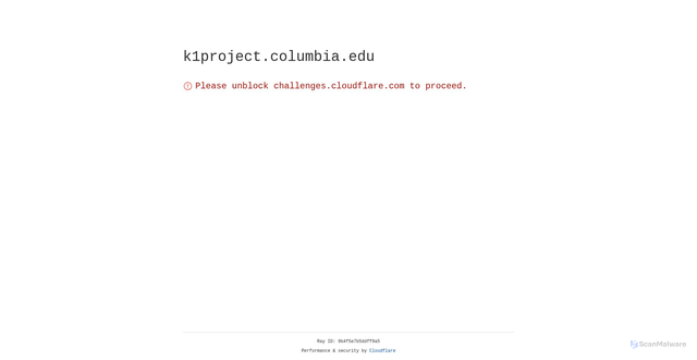 Security scan screenshot of https://k1project.columbia.edu/content/atoms-peace-jcpoa-history-iranian-nuclear-development