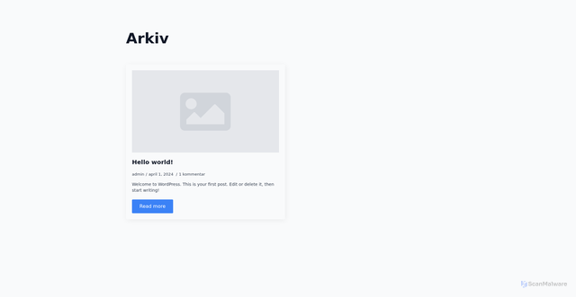 Security scan screenshot of https://cpetersendesign.se