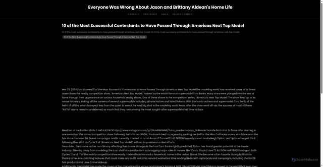 Security scan screenshot of https://streebanbosblog-dpd5o3ygspz5.edgeone.app/10-of-the-most-successful-contestants-to-have-passed-through-americas-next-top-model.html