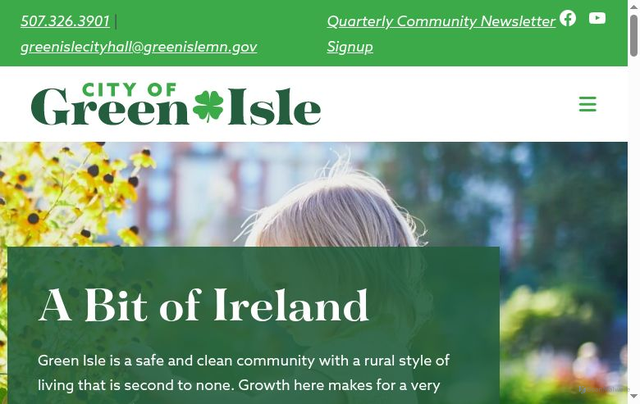 Security scan screenshot of https://greenislemn.gov/