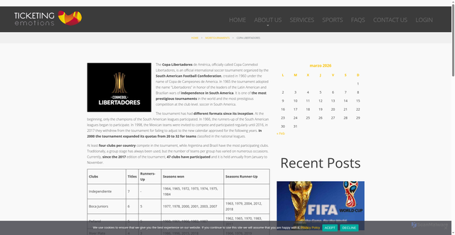 Security scan screenshot of https://www.ticketingemotions.com/moretournaments/copa-libertadores/