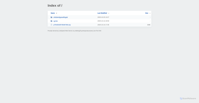 Security scan screenshot of https://y-ettelmg25.portesproducciones.com/