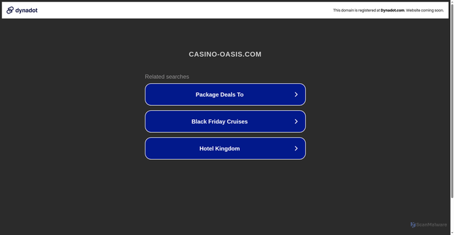 Security scan screenshot of http://www.casino-oasis.com/
