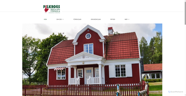 Security scan screenshot of https://pilkrog.se