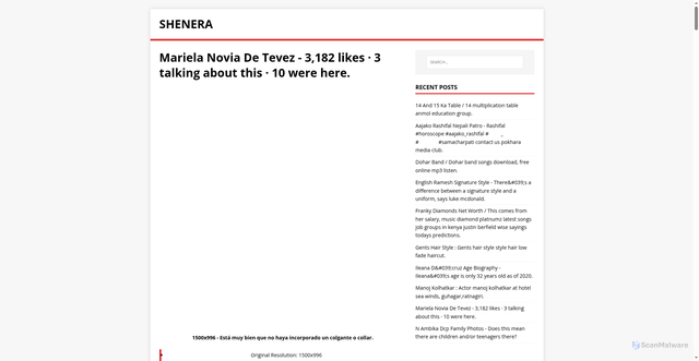 Security scan screenshot of https://ranehes.pages.dev/post/mariela-novia-de-tevez/
