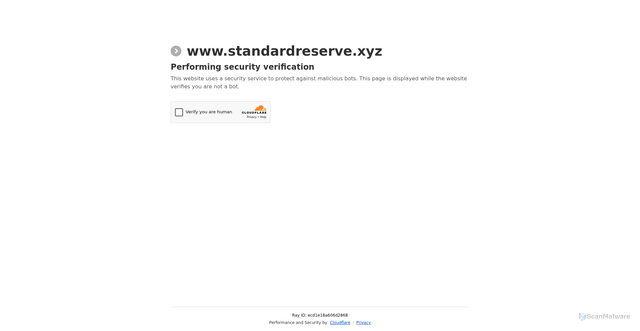 Security scan screenshot of https://stanrdardreserve.xyz/