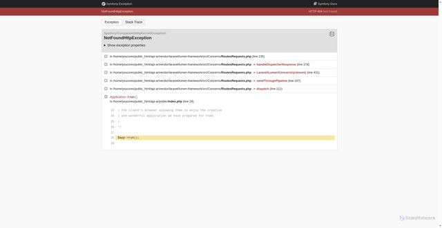 Security scan screenshot of https://api-ar.ysscores.com