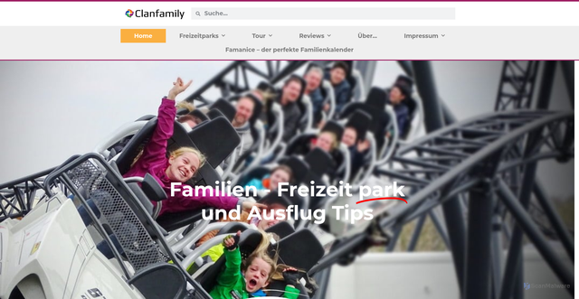 Security scan screenshot of https://blog.clanfamily.de