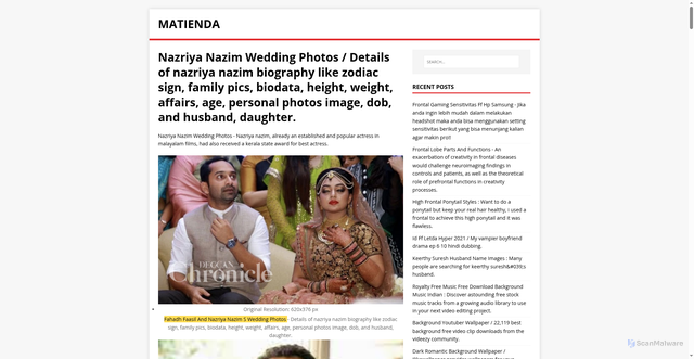 Security scan screenshot of https://anetima.pages.dev/posts/nazriya-nazim-wedding-photos