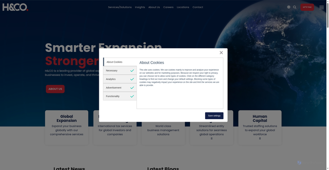 Security scan screenshot of https://hco.com