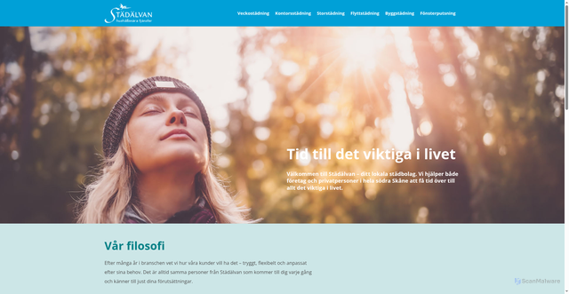 Security scan screenshot of https://stadalvan.se
