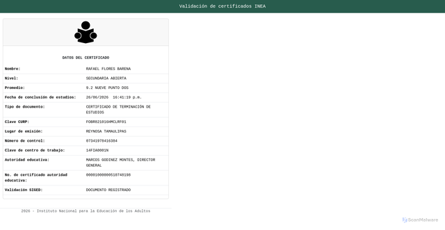 Security scan screenshot of https://rising-lavender-ylhc6fk2-dpwwh48h6xv2.edgeone.dev/