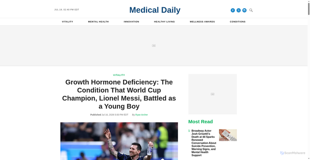 Security scan screenshot of https://www.medicaldaily.com/growth-hormone-deficiency-condition-that-world-cup-champion-lionel-messi-battled-young-boy-476146