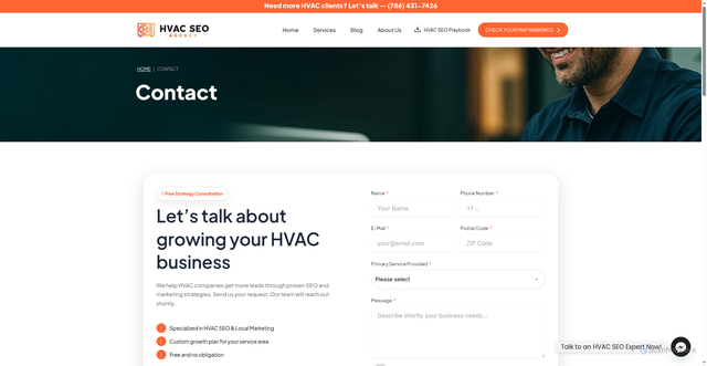 Security scan screenshot of https://staging-hvac.46.225.220.217.nip.io/contact/