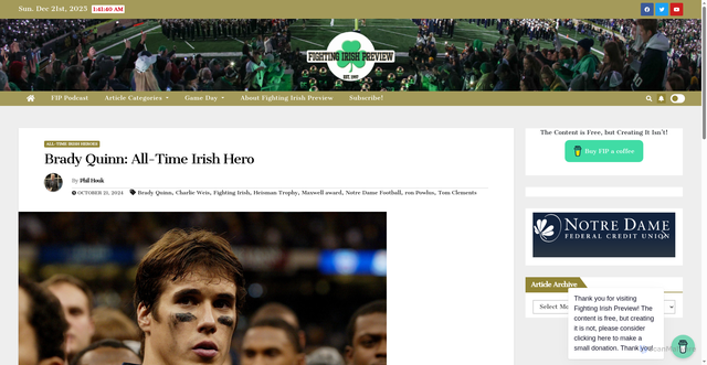 Security scan screenshot of https://fightingirishpreview.com/brady-quinn-all-time-irish-hero-2/