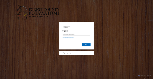 Security scan screenshot of https://fcpit.sharepoint.com