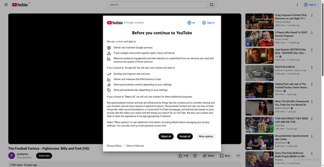Security scan screenshot of https://youtu.be/iR5AiTMPAOY?si=VAMfiuaOe9ov82lf