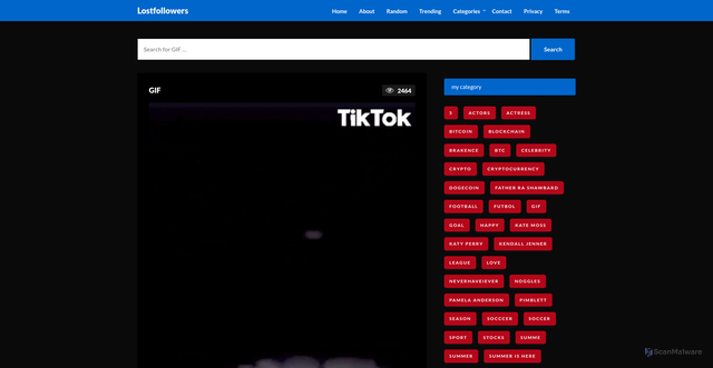 Security scan screenshot of https://bulkgrub.com/gif/