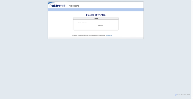 Security scan screenshot of https://trenton.parishsoftaccounting.com