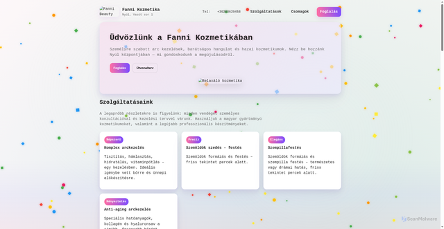 Security scan screenshot of https://magnificent-ivory-8czzyvv7n6-d8e0bsrnz7.edgeone.app/