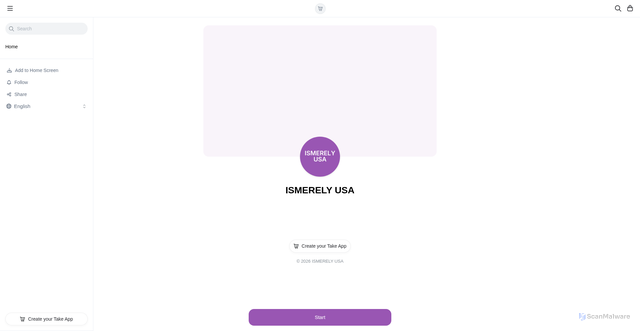 Security scan screenshot of http://ismerelyusa.link/