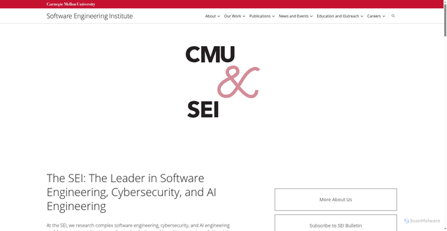 Security scan screenshot of https://sei.cmu.edu