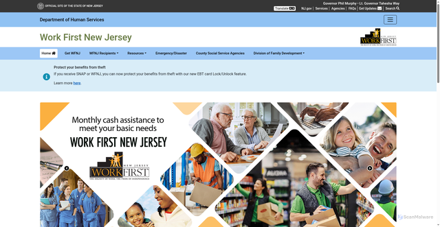 Security scan screenshot of https://nj.gov/humanservices/wfnj/