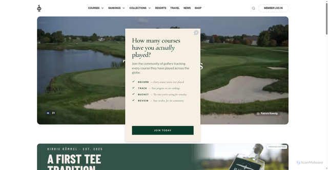Security scan screenshot of https://www.top100golfcourses.com/golf-course/tpc-twin-cities