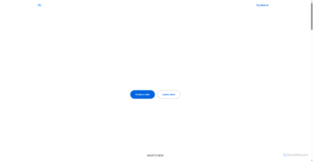 Security scan screenshot of https://ai.meta.com/