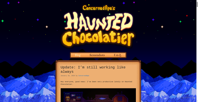 Security scan screenshot of https://www.hauntedchocolatier.net/