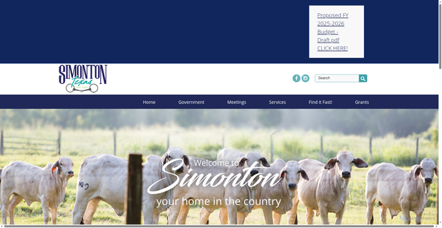 Security scan screenshot of https://www.simontontexas.gov/