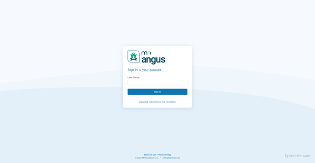 Security scan screenshot of https://ng1.angusanywhere.com