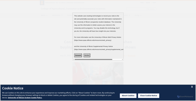 Security scan screenshot of https://aces.illinois.edu/news/consumers-prefer-self-checkout-when-buying-stigmatized-products-study-shows