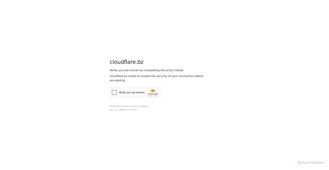 Security scan screenshot of https://cloudflare.bz